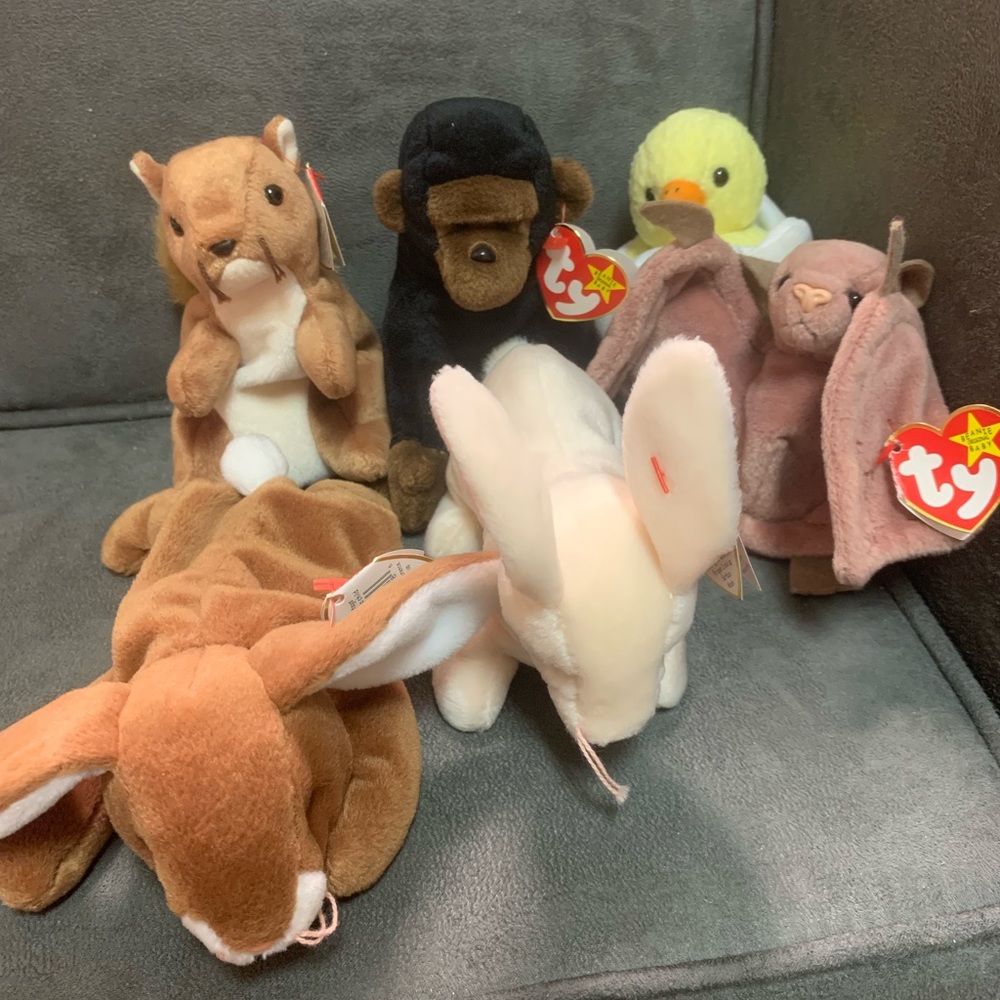 TY BEANIE BABIES BUNDLE 6 for 1